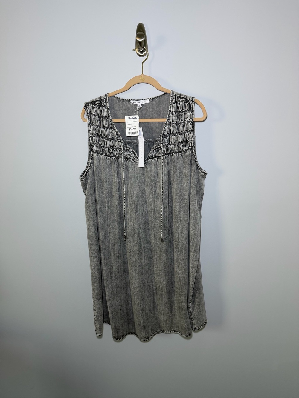 Denim Smock Dress